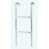 2-Step Trampoline Safety Ladder 76x37cm Heavy Duty Frame 